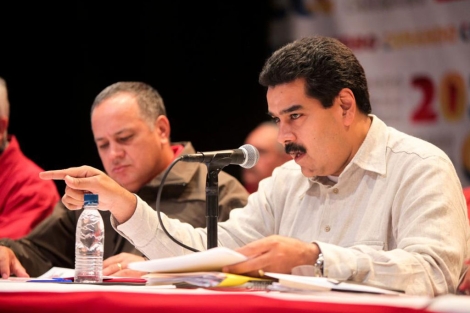 Nicols Maduro, este mircoles en Caracas. | Efe