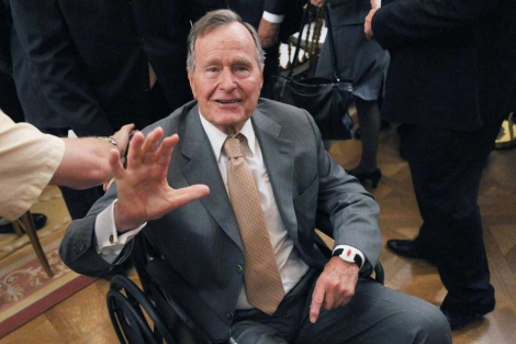 Bush en una imagen del mes de mayo.| Reuters