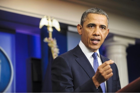 El presidente Barack Obama en su comparecencia este sbado. | Efe