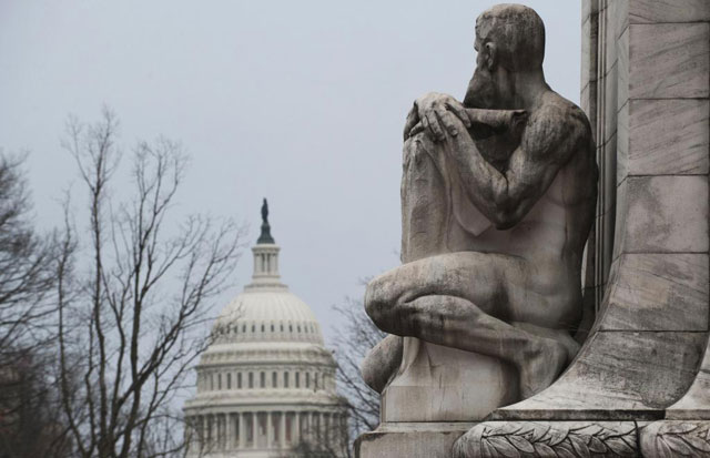 El Capitolio desde una estatua del centro Cristobal Coln. | Reuters