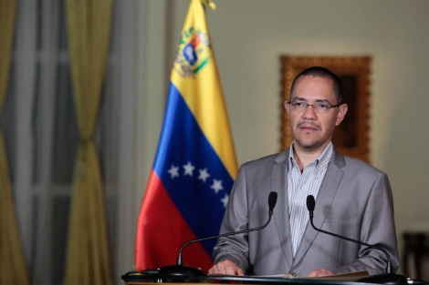 El ministro de Comunicaciones venezolano, Ernesto Villegas. | Efe