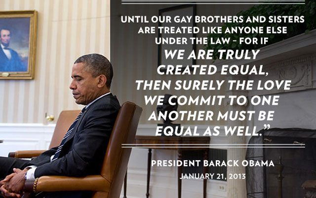 Las palabras de Obama en su discurso.| White House