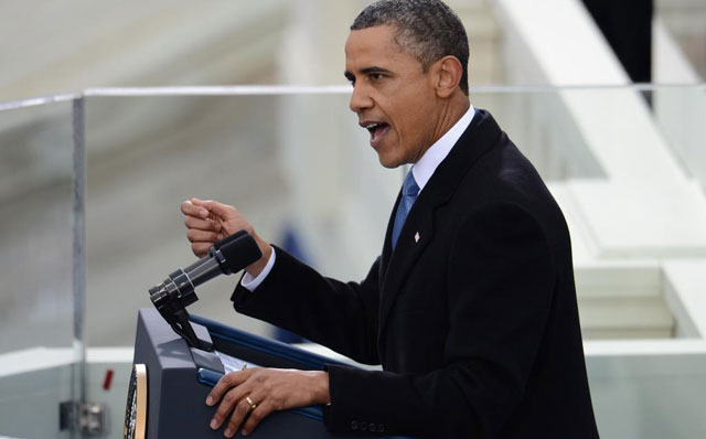 Barack Obama durante el discurso.| Afp