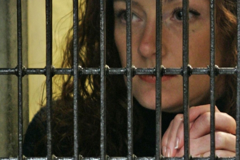 Florence Cassez durante su estancia en la crcel.| Afp