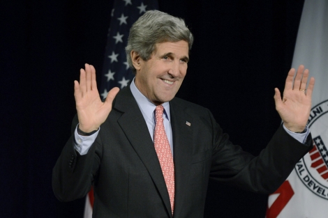 El secretario de Estado de EEUU, John Kerry, el pasado 15 de febrero.