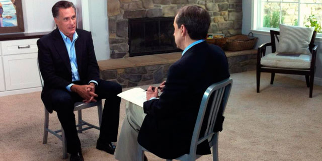 El candidato republicano, entrevistado por Fox en su casa. | Reuters