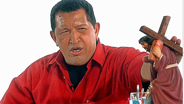 Hugo Chvez en un momento del programa 'Alo Presidente'. | Foto: Afp