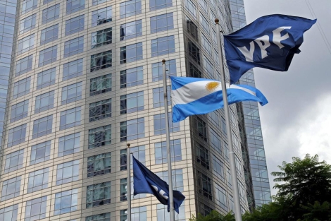 Sede de la compañía petrolera argentina YPF en Buenos Aires | Afp