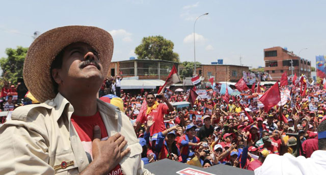 Maduro en un acto electoral en el estado de Apure. | Reuters