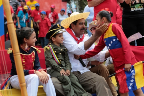 Maduro durante la campaa electoral.| Reuters