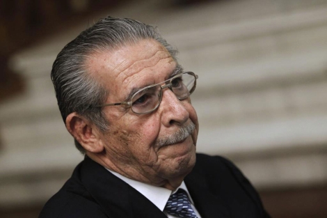 El ex dictador guatemalteco, hoy, en el tribunal que le juzga. | Reuters