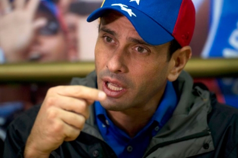 El lder opositor Henrique Capriles.| Afp
