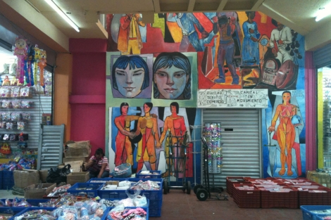 Mural en el barrio de Tepito. | Foto: Mara Verza