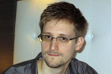 Edward Snowden, el ex empleado de la CIA que filtr el espionaje.