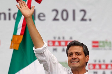 Pea Nieto, durante la pasada campaa electoral.