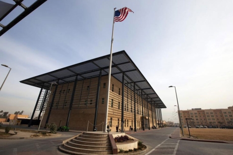 La embajada de EEUU en Bagdad.| Reuters