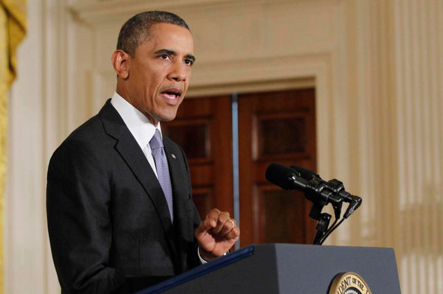 Barack Obama, durante la rueda de prensa. | Reuters