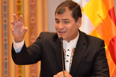 Rafael Correa. | Foto: Efe