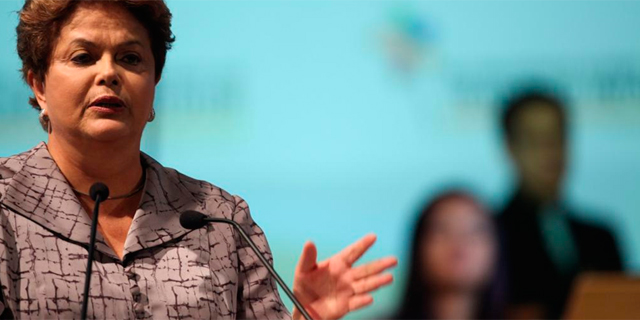 Dilma Rousseff habla durante la inauguracin de la III Conferencia sobre Trabajo Infantil en Brasilia. | Efe