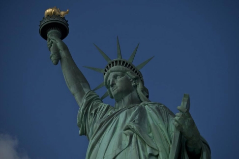 La estatua de la Libertad, el smbolo de EEUU.| Afp