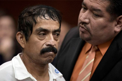 Conrado Jurez, ante el tribunal tras ser detenido. | Reuters