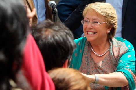 La candidata a la presidencia por la Nueva Mayoría Michelle Bachelet. | Efe