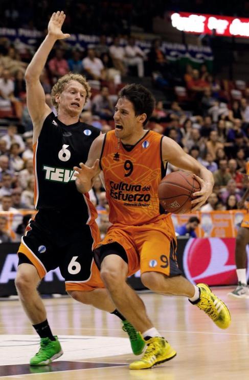El base belga del Valencia Basket Sam Van Rossom.