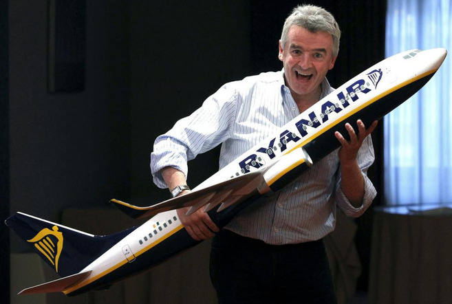 El presidente de Ryanair, Michael O'Leary. | Fernando Alvarado