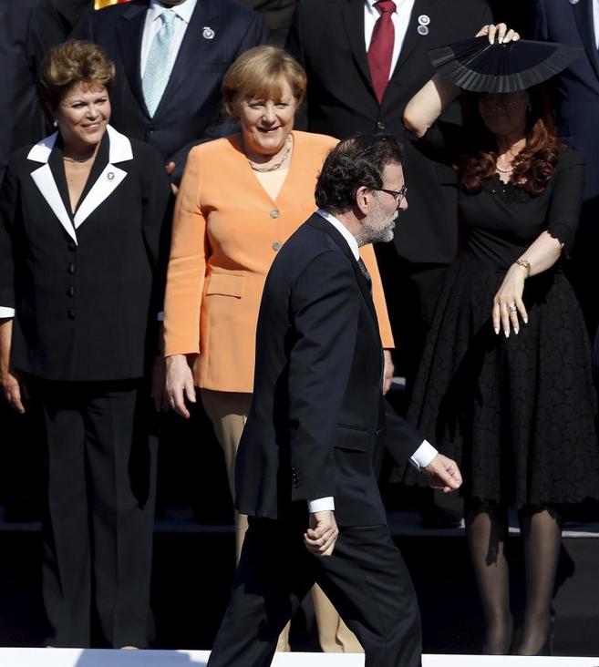 Rousseff, Merkel y Rajoy, en la I Cumbre de la Comunidad de Estados...