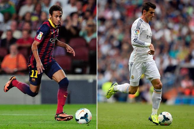 Neymar y Bale, en dos partidos de Liga.