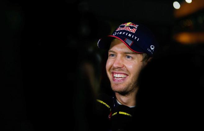 Sebastian Vettel, en el 'paddock' del circuito de la India.
