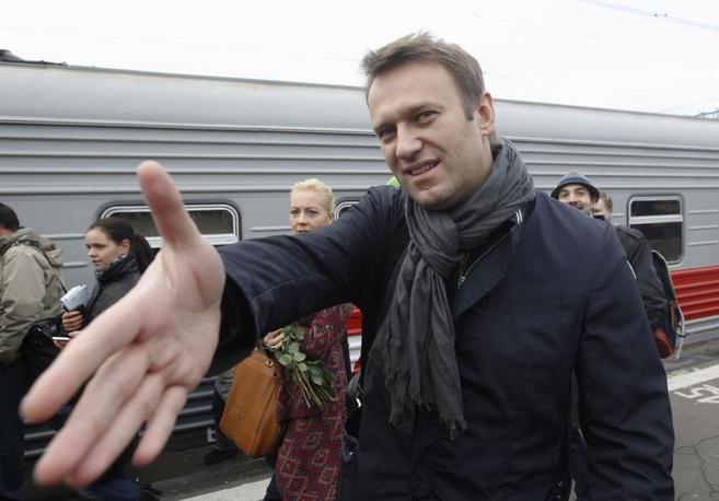 El opositor ruso Alexei Navalny a su llegada a Mosc tras ser...