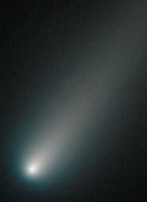 El cometa ISON observado por el Hubble el 9 de octubre de 2013. |