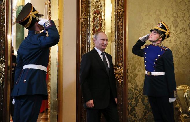 El presidente ruso, Vladimir Putin, en una recepcin en el Kremlin.