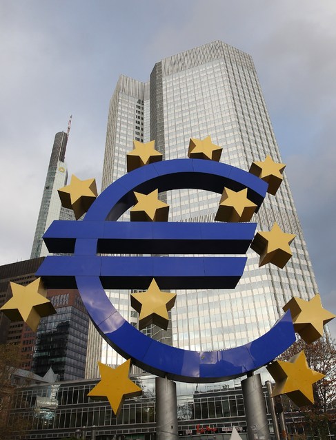 Sede del Banco Central Europeo (BCE) en Frncfort (Alemania).