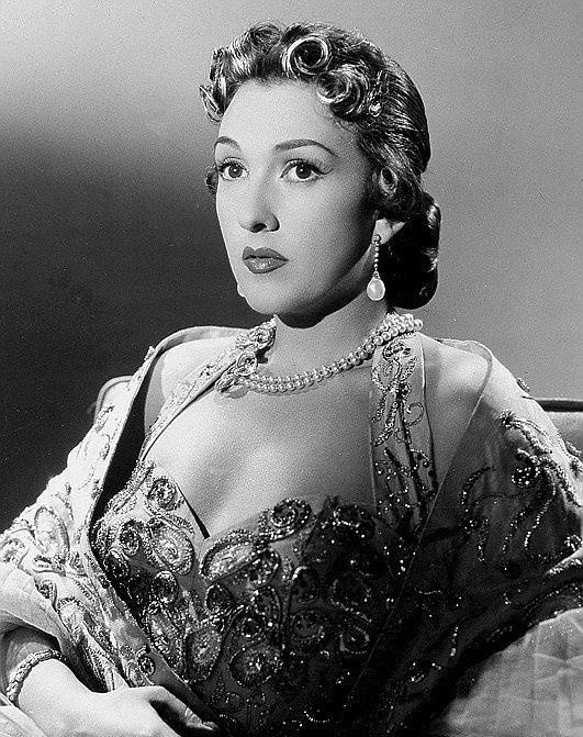 Foto de archivo de la actriz, en 1944, en un fotograma de la pelcula...
