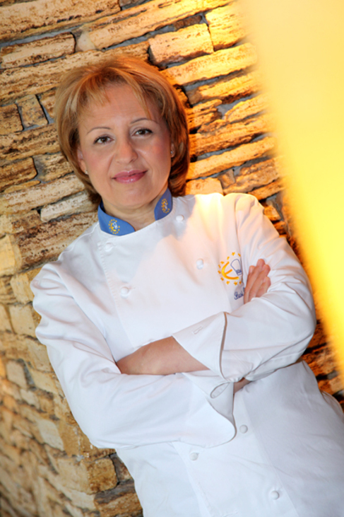 La chef, Susi Daz, en su restaurante de Elche