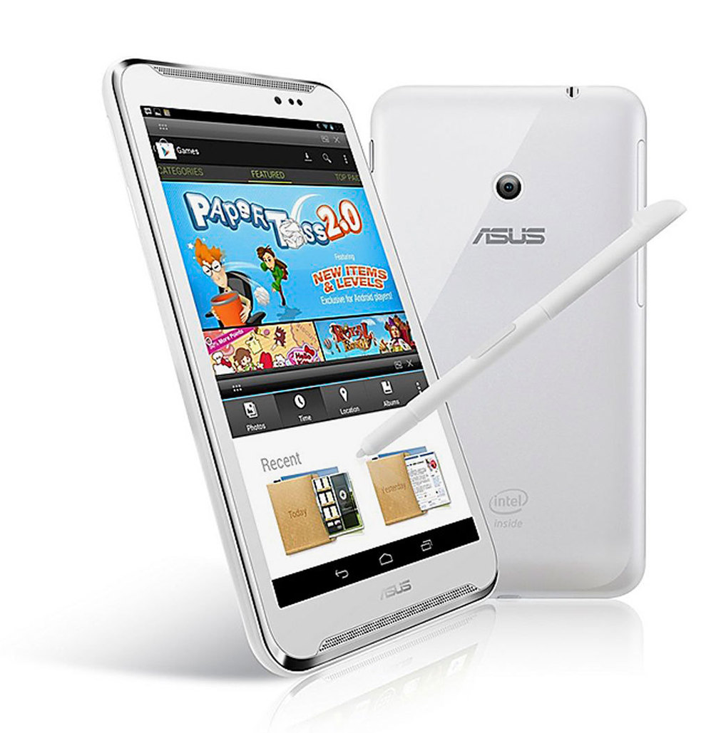 FONE PAD NOTE 6. Asus lanz una nueva categora para competir con los Note de Samsung. El FonePad 6 Note es el primero de esta gama. Cuenta con pantalla de seis pulgadas Full HD y un lpiz inteligente. PVP: 349 euros. www.asus.com
