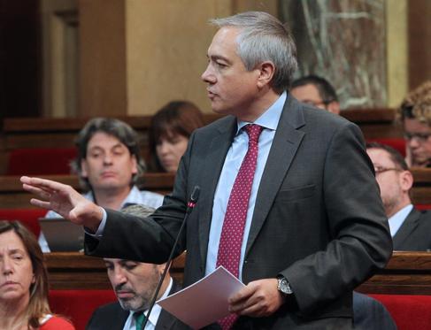 El primer secretario de los socialistas catalanes en el Parlament.