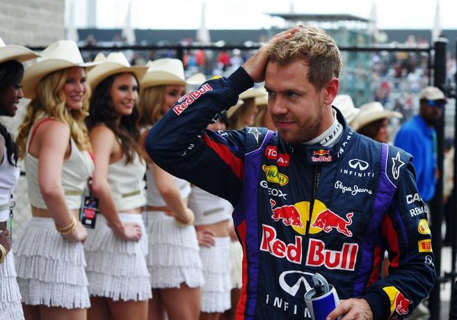 Sebastian Vettel, tras lograr la 'pole' en Austin.