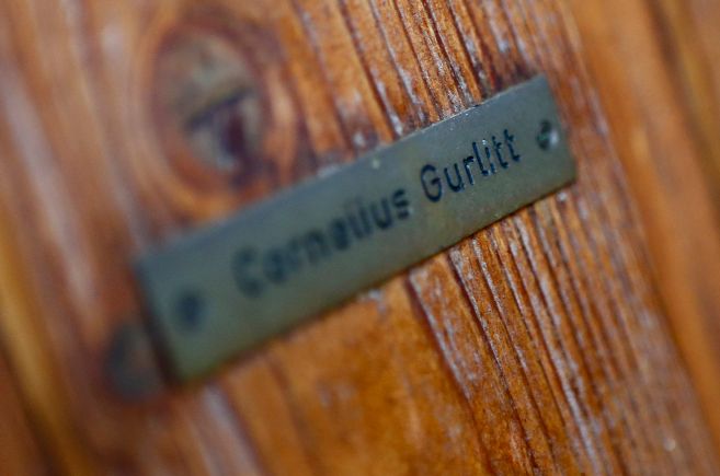 Chapa con el nombre de Cornelius Gurlitt en su casa de Salzburgo.