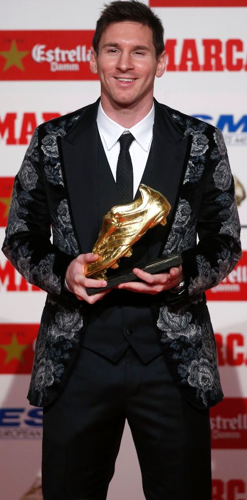Messi, con la Bota de Oro.