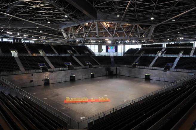 Interior del pabelln Madrid Arena