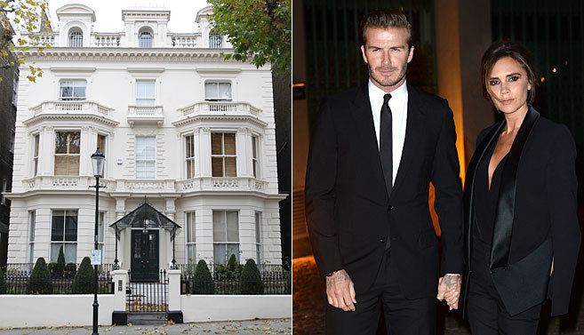 La nueva casa de los Beckham y el matrimonio, en una fiesta en...