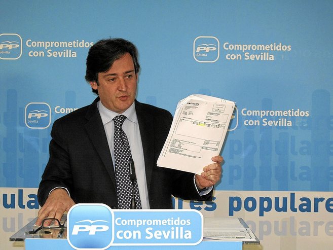 El secretario general del PP de Sevilla, Eloy Carmona.