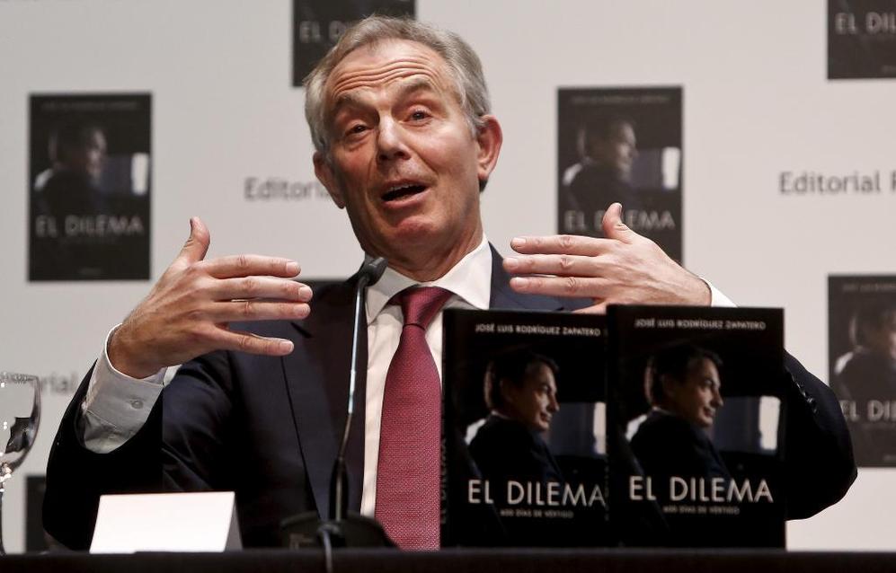 El maestro de ceremonias, Tony Blair.