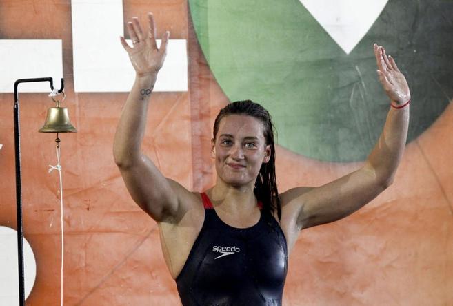 Mireia Belmonte, tras su récord del mundo en Castellón.