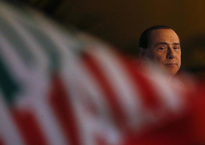 Silvio Berlusconi, presidente del AC Milan.