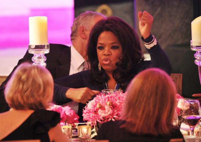 Oprah Winfrey, durante un reciente acto social.