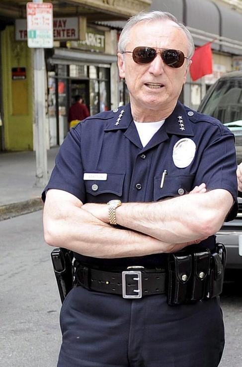Bratton, cuando era jefe de la polica en Los ngeles, en 2009.